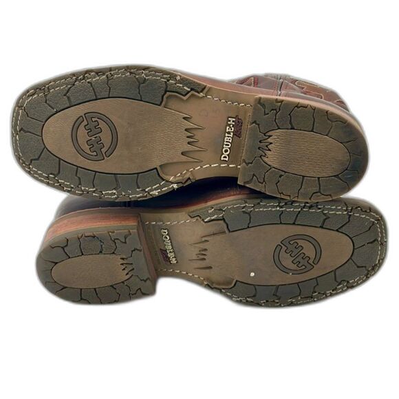 Double H - I.C.E. Saddle Vamp Western Work Boots – Broad Square Toe – M 10 - Picture 3 of 9